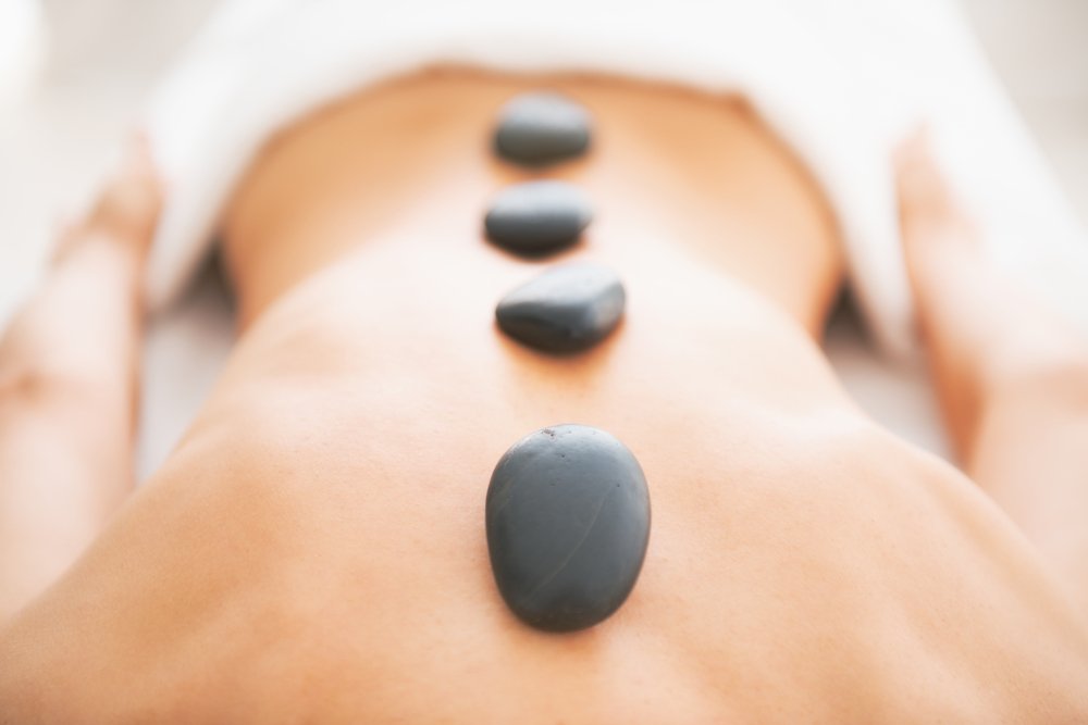 Hot stone massage form Suzanne Schaper is the perfect for relaxing.